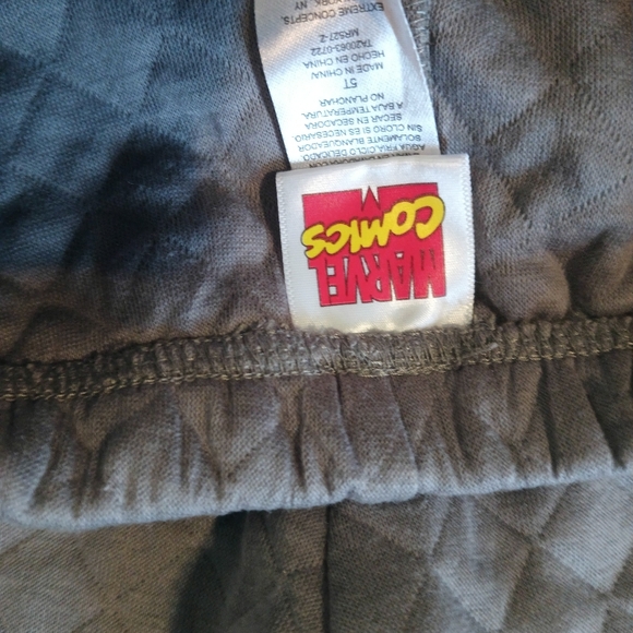 Used Marvel Comics Cold Weather Joggers, Boys 5T - Picture 3 of 4